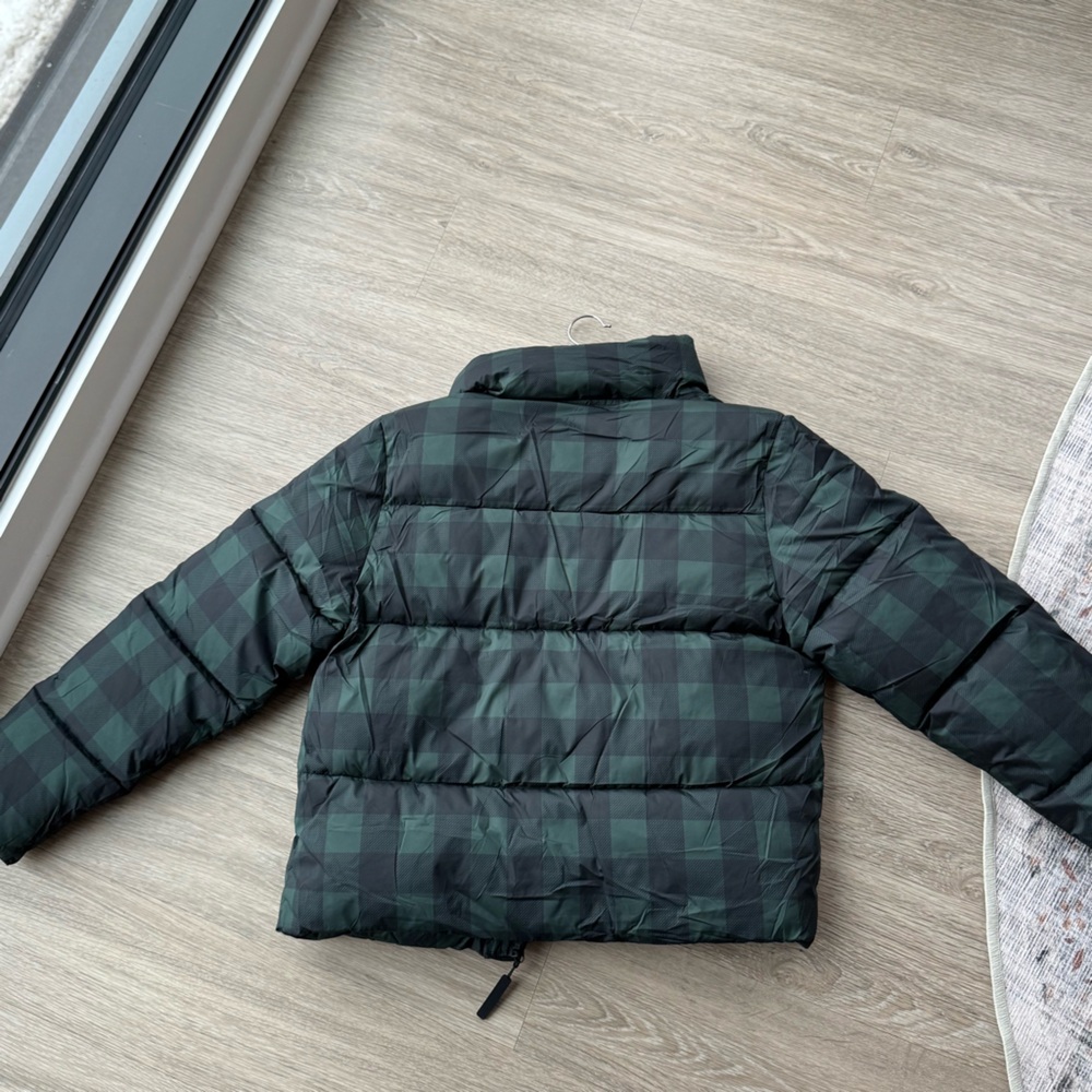 Fabletics Essential Puffer Checkered Winter Coat - image 2